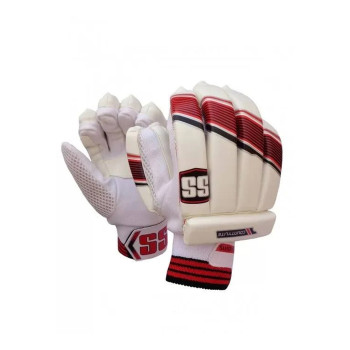 Countylite Cricket Batting Glove  -  Mens, Red,Black,White, Left-hande